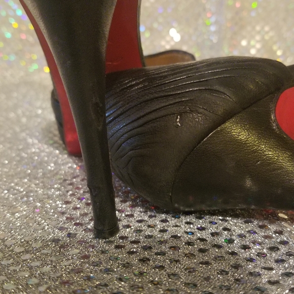 😈 Christian Louboutin Turbella in Black sz 36.5 - Picture 8 of 11